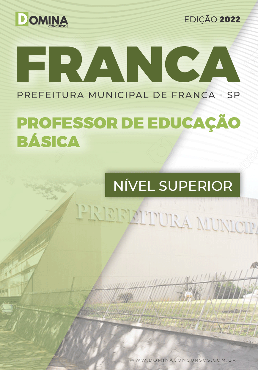 Apostila Franca SP 2022 Professor PEB I Educação Básica