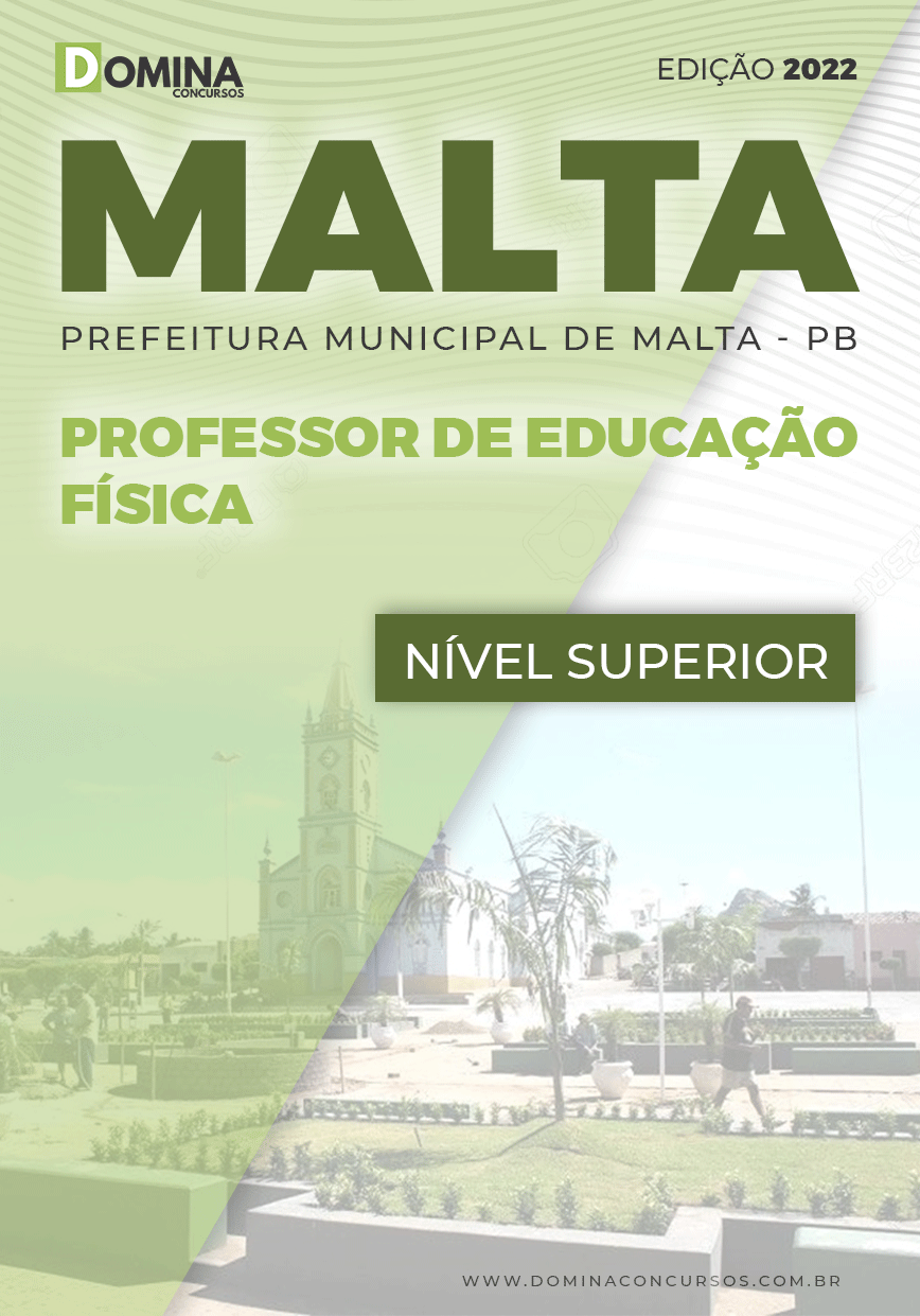 Apostila Prefeitura Malta PB 2022 Professor de Educação Física