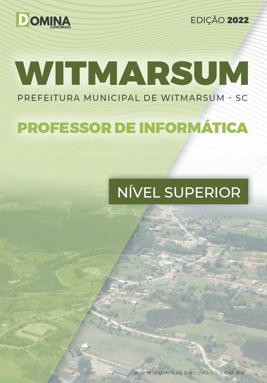 Apostila Witmarsum SC 2022 Professor de Informática