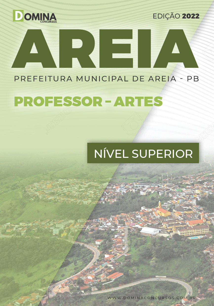 Apostila Digital Prefeitura Areia PB 2022 Professor Artes