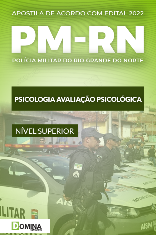 Apostila Concurso PM RN 2022 Psicólogo Avaliação Psicológica