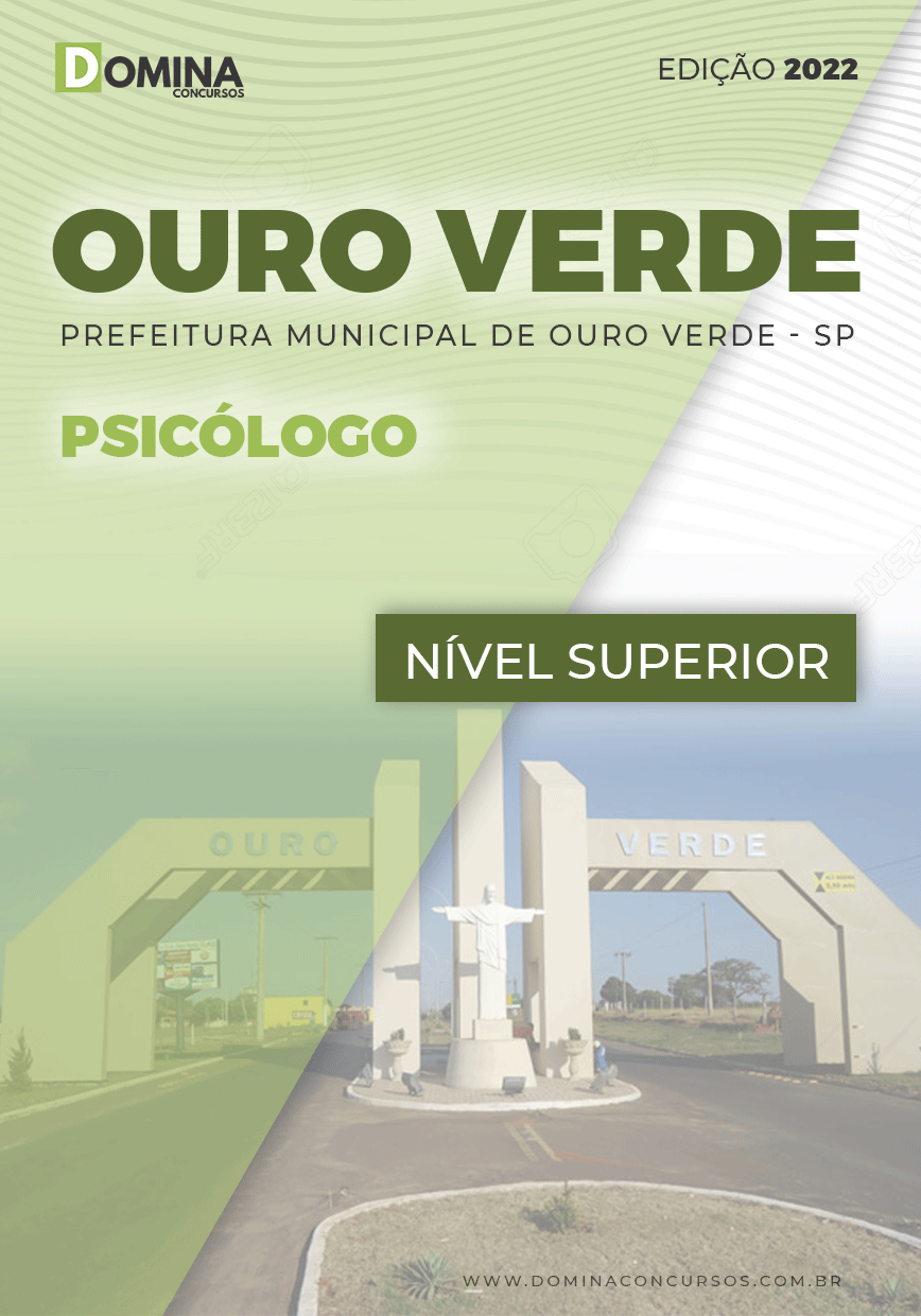 Download Apostila Prefeitura Ouro Verde SP 2022 Psicólogo