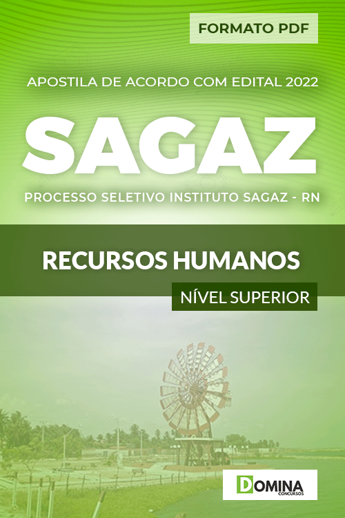 Apostila Instituto SAGAZ RN 2022 Recursos Humanos