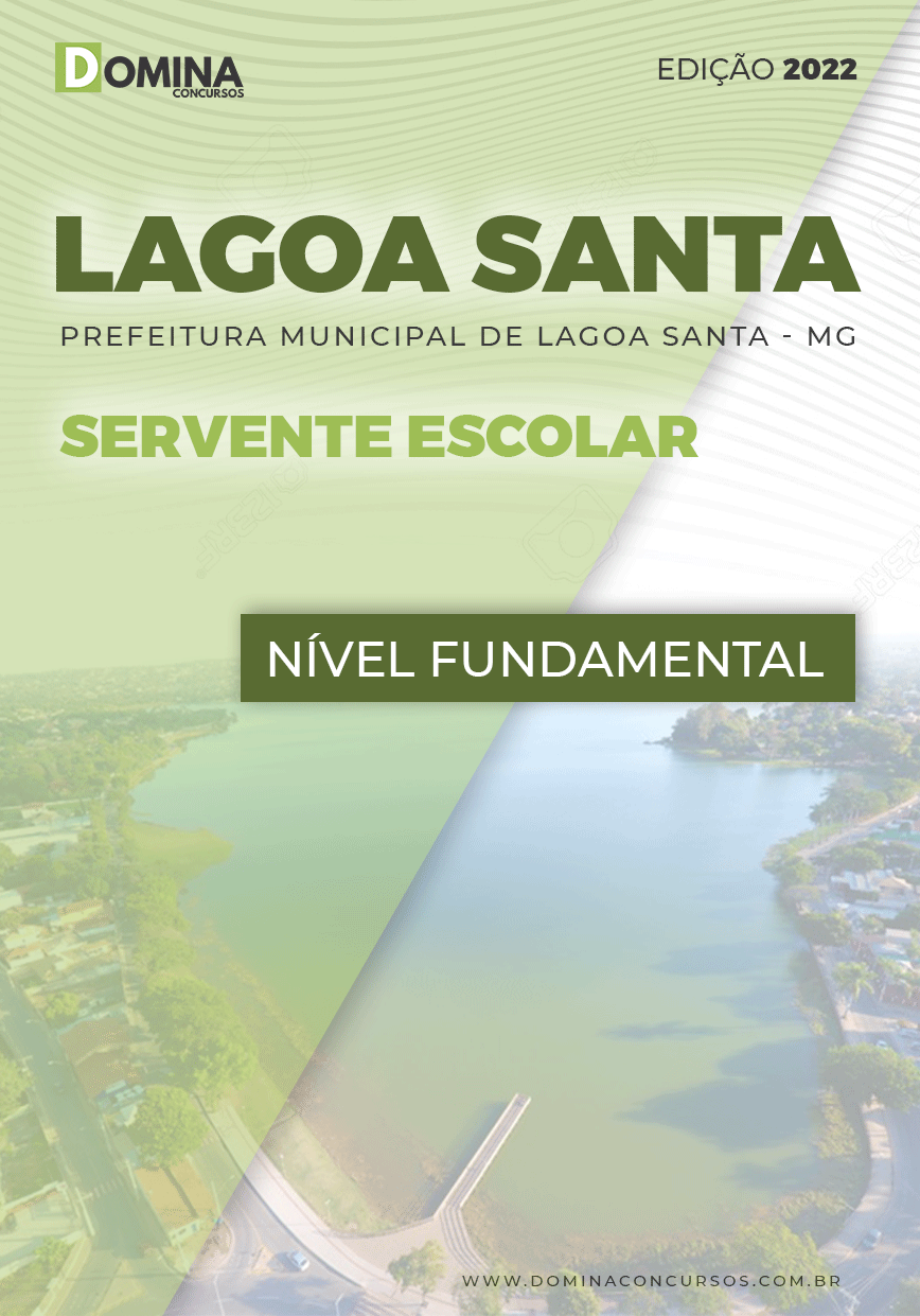 Download Apostila Pref Lagoa Santa MG 2022 Servente Escolar