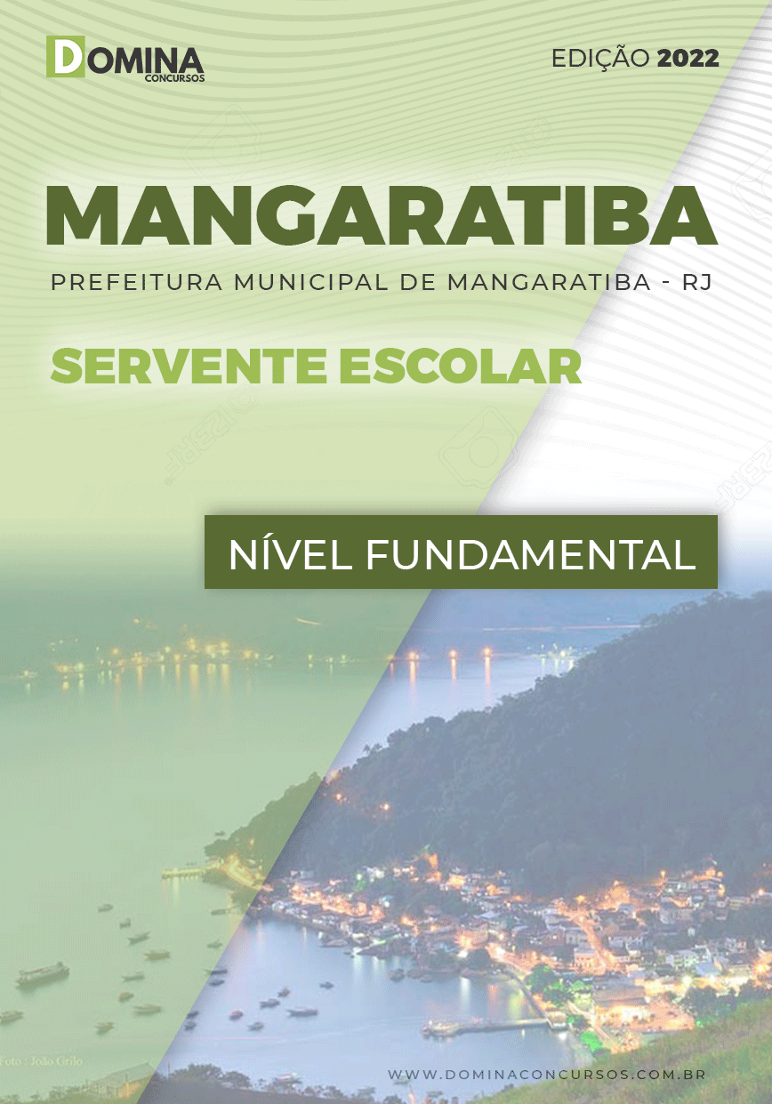 Apostila Concurso Mangaratiba RJ 2022 Servente Escolar