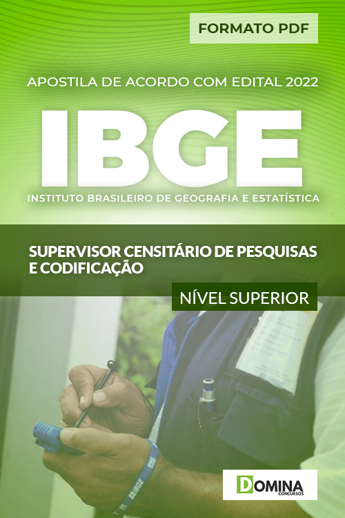 Apostila IBGE 2022 Supervisor Censitário Pesquisas Codificação