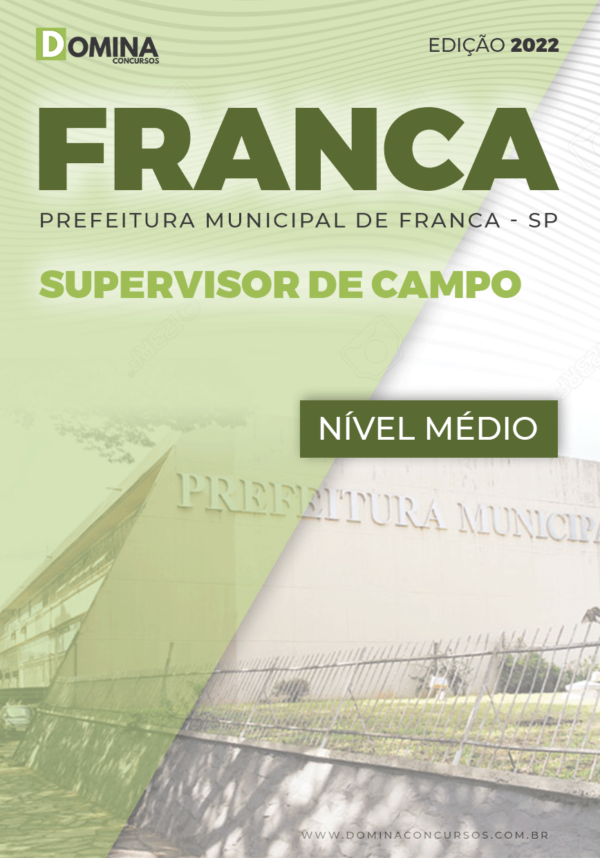 Apostila Concurso Franca SP 2022 Supervisor de Campo