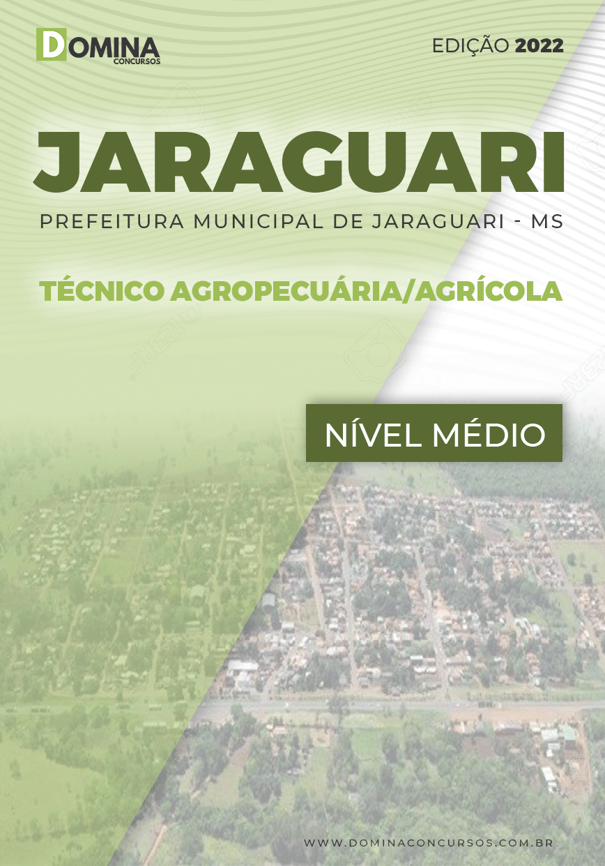 Apostila Pref Jaraguari MS 2022 Técnico Agropeguária Agrícola