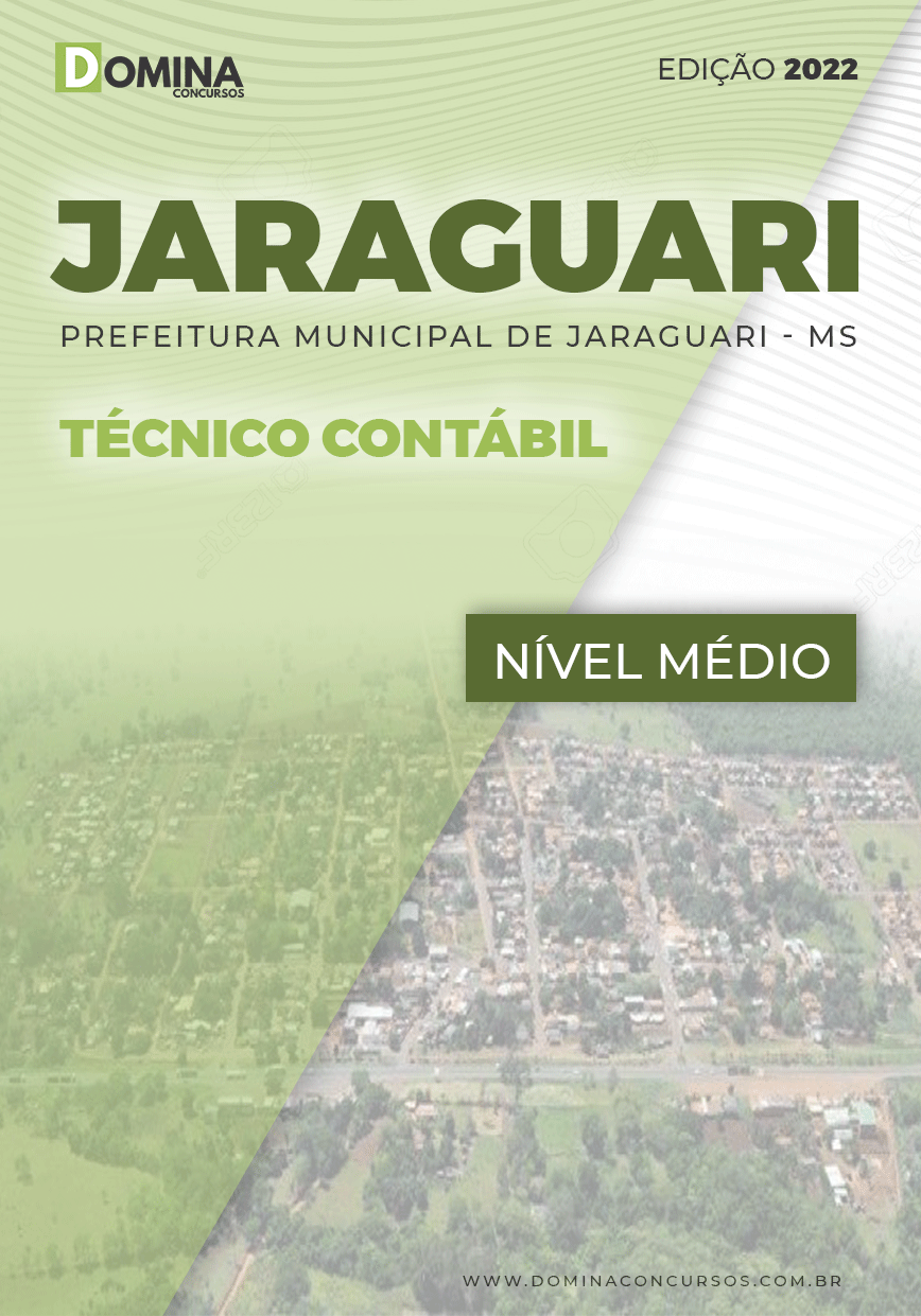 Apostila Concurso Pref Jaraguari MS 2022 Técnico Contábil