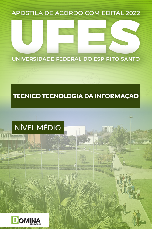 Apostila Concurso UFES 2022 Técnico Tecnologia da Informação