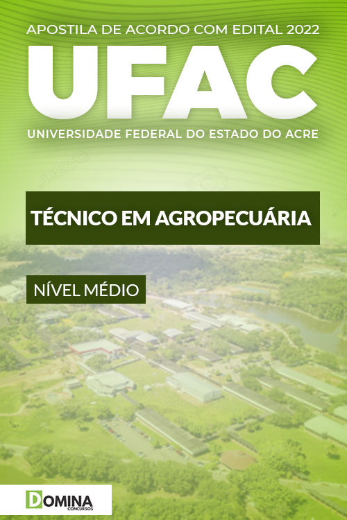 Apostila Concurso UFAC 2022 Técnico em Agropecuária