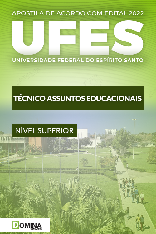 Apostila Concurso UFES 2022 Técnico Assuntos Educacionais