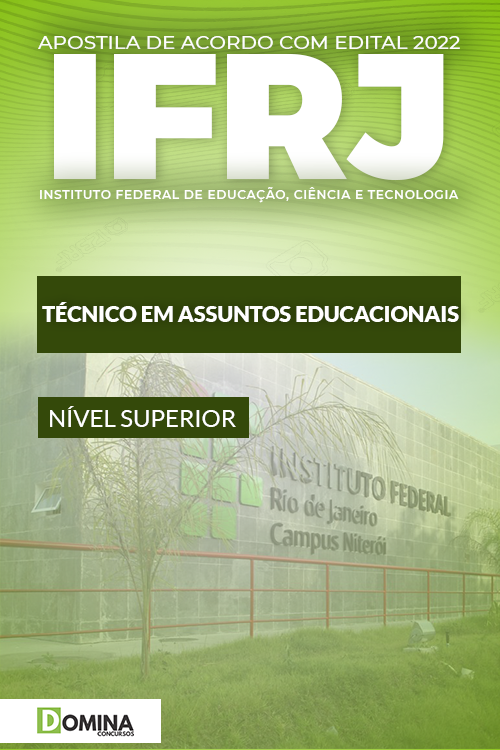 Apostila IFRJ 2022 Técnico em Assuntos Educacionais