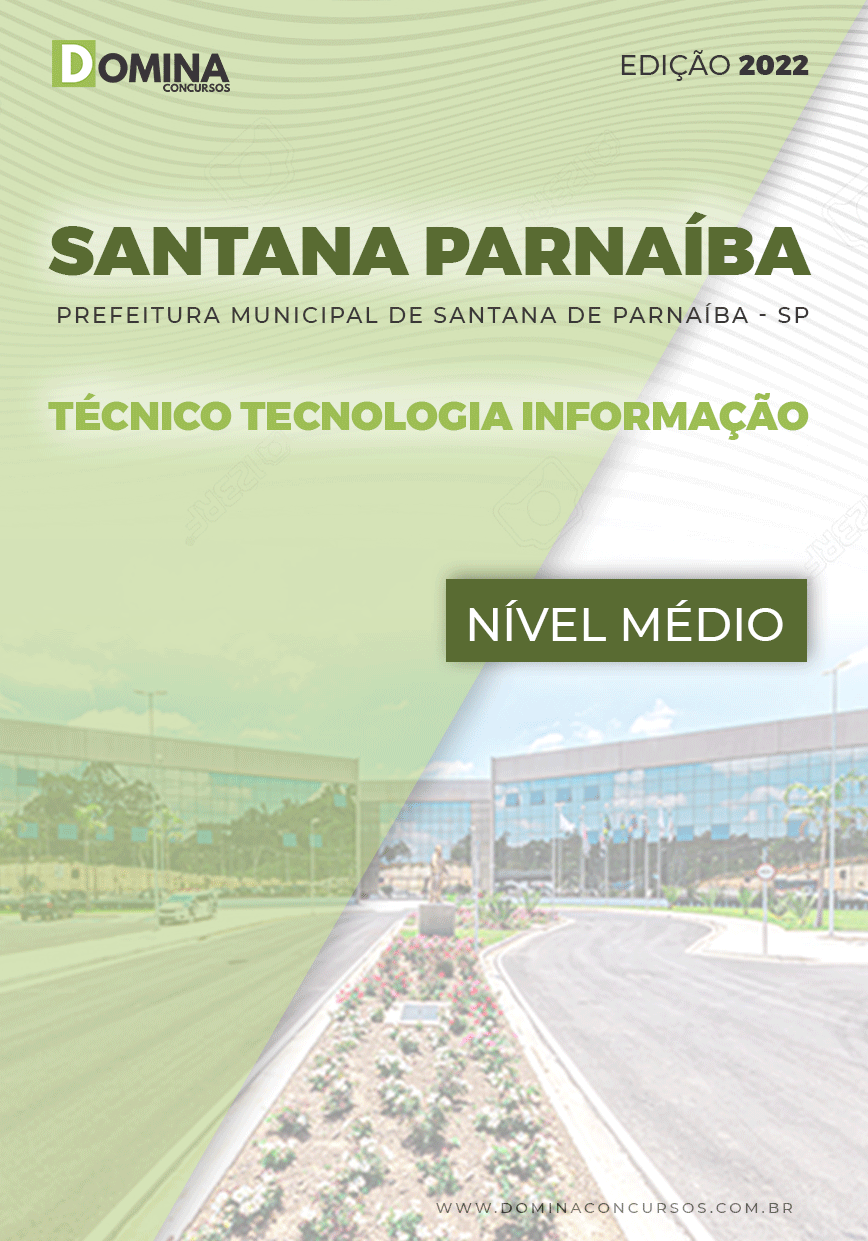 Apostila Santana de Parnaíba SP 2022 Técnico em T.I.