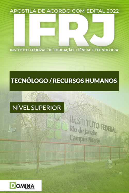 Apostila Concurso IFRJ 2022 Tecnólogo Recursos Humanos