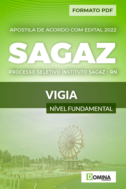 Download Apostila Seletivo Instituto SAGAZ RN 2022 Vigia