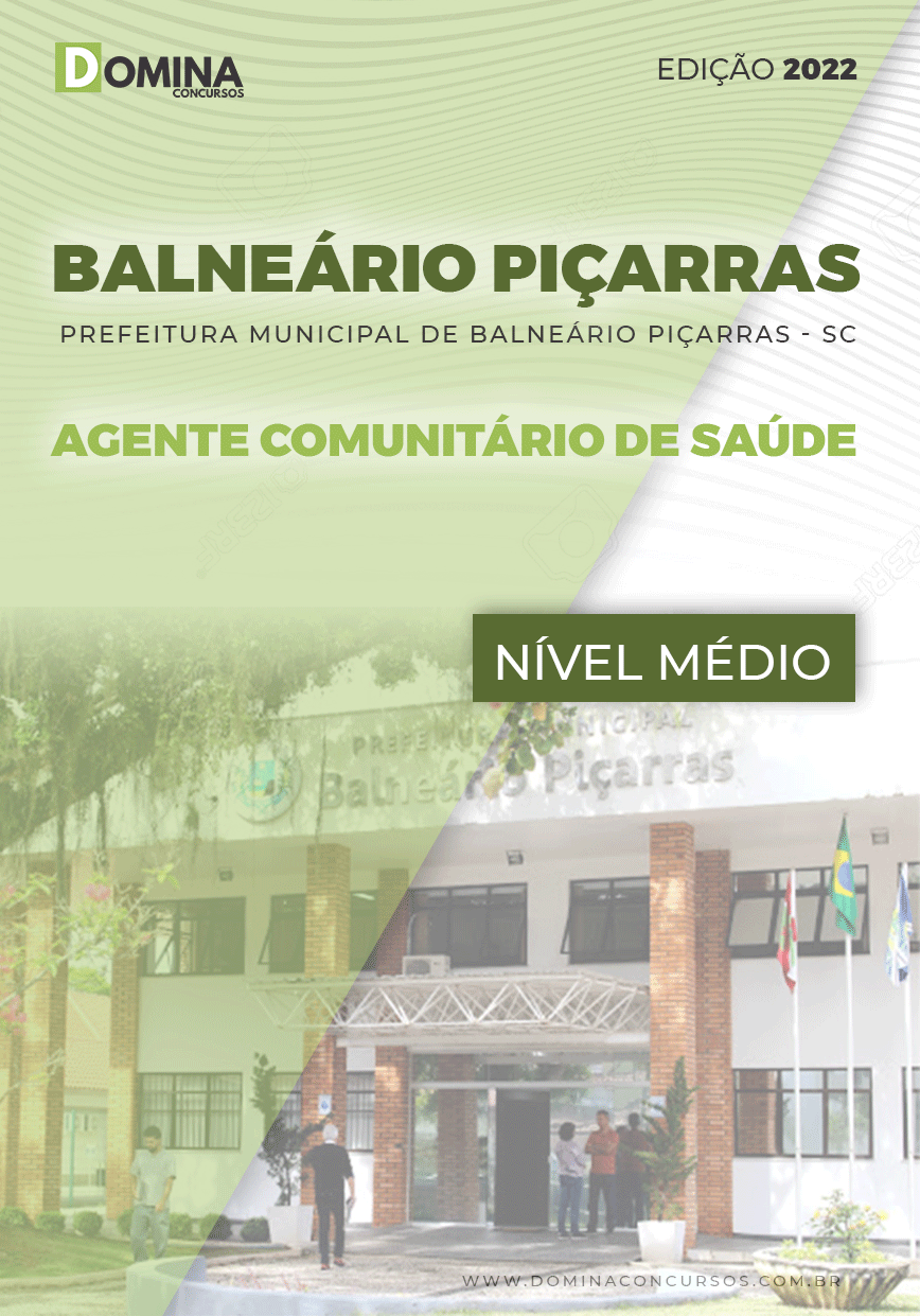 Apostila Balneário Piçarras SC 2022 Agente Com. de Saúde