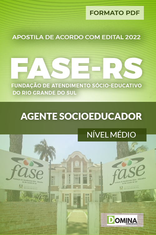 Apostila Concurso FASE RS 2022 Agente Socioeducador