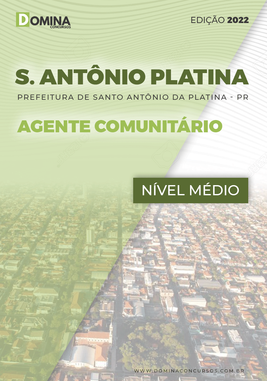 Apostila Santo Antônio Platina PR 2022 Agente Comunitário