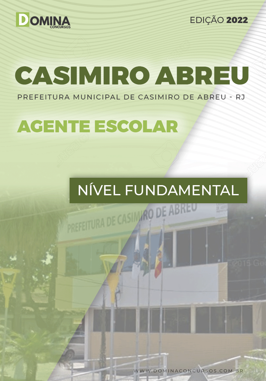 Apostila Pref Casimiro Abreu RJ 2022 Agente Escolar