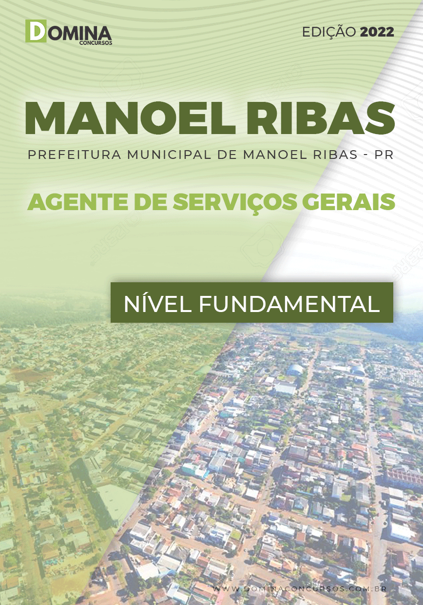 Apostila Pref Manoel Ribas PR 2022 Agente Serviços Gerais
