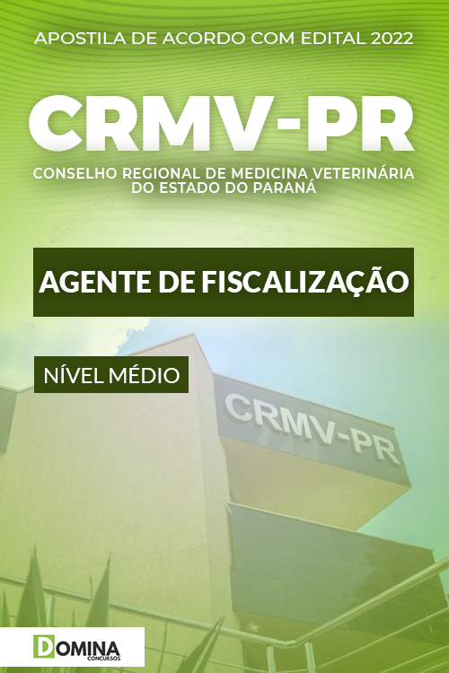Apostila Concurso CRMV 2022 Agente de Fiscalização