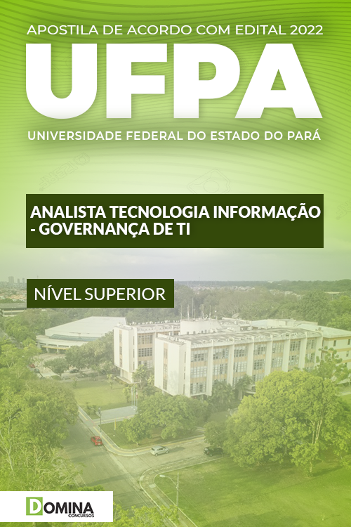 Apostila Digital UFPA 2022 Analista Governança TI