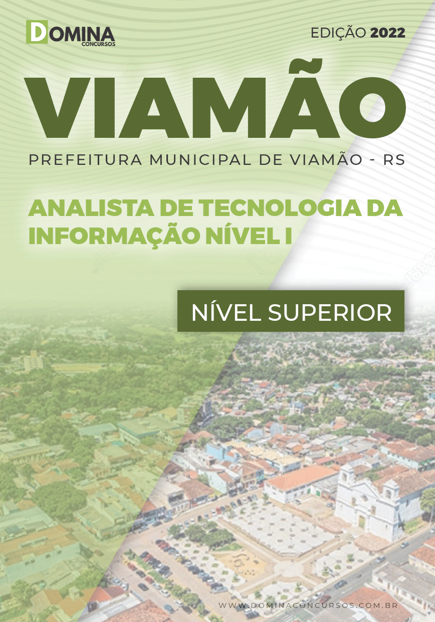 Apostila Pref Viamão RS 2022 Analista Informação Nível I