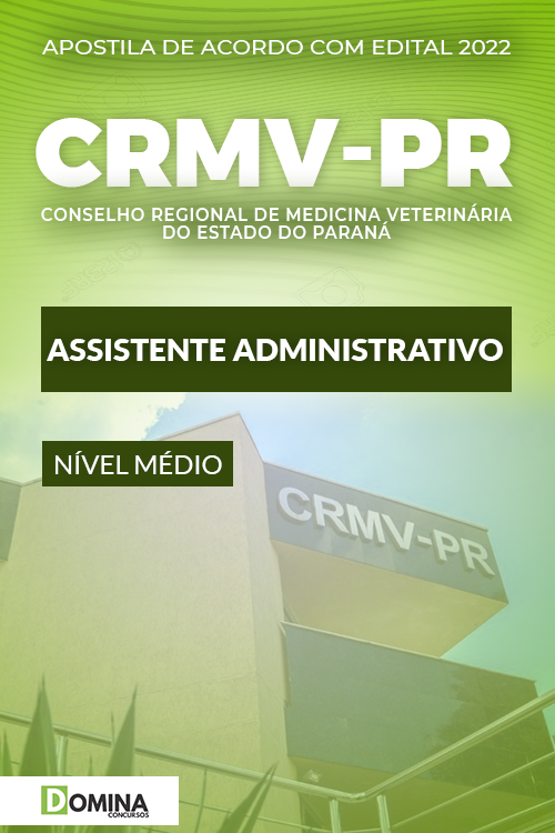 Apostila Concurso CRMV 2022 Assistente Administrativo