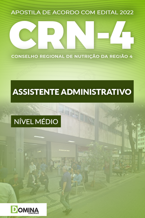 Apostila Concurso CRN 4 Região RJ ES Assistente Administrativo