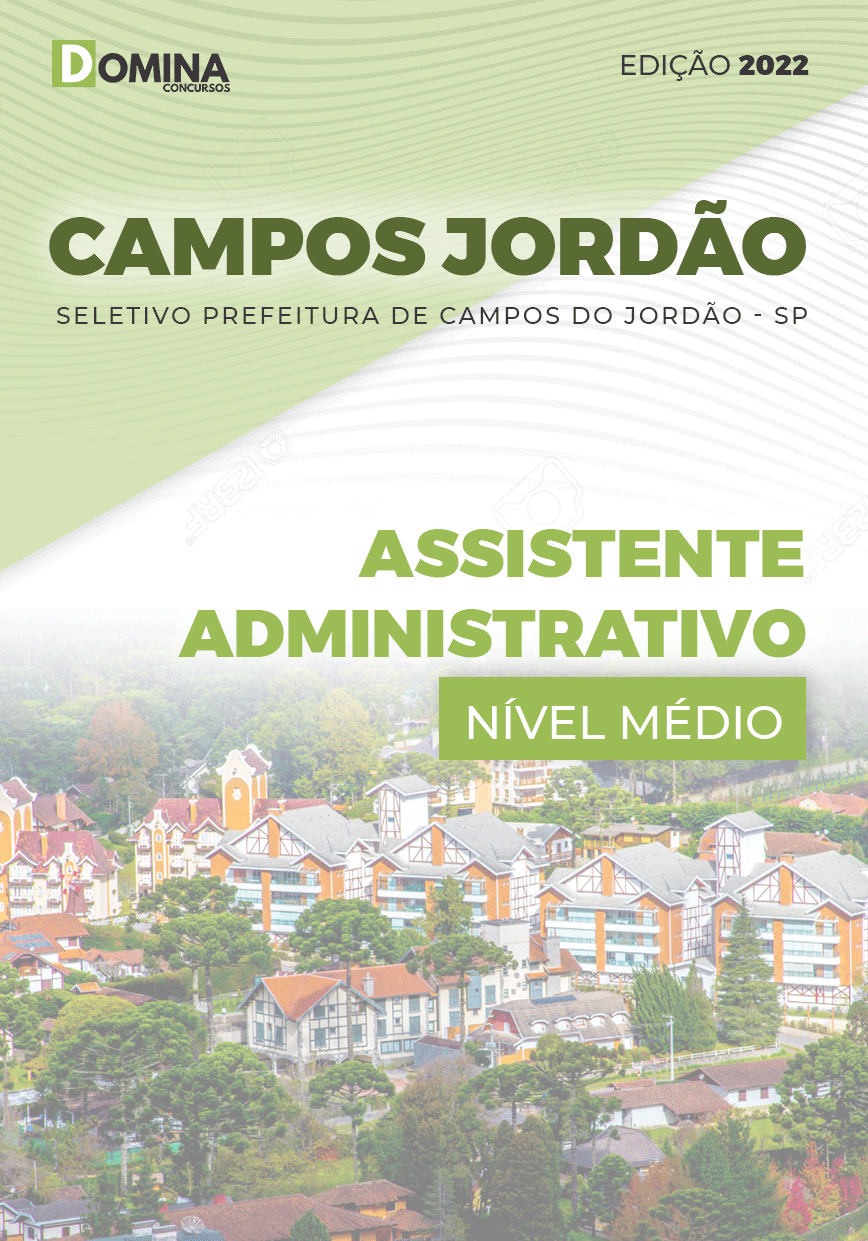 Apostila Campos Jordão SP 2022 Assistente Administrativo