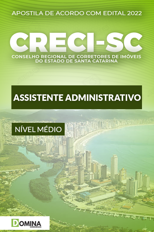 Apostila Concurso CRECI SC 2022 Assistente Administrativo