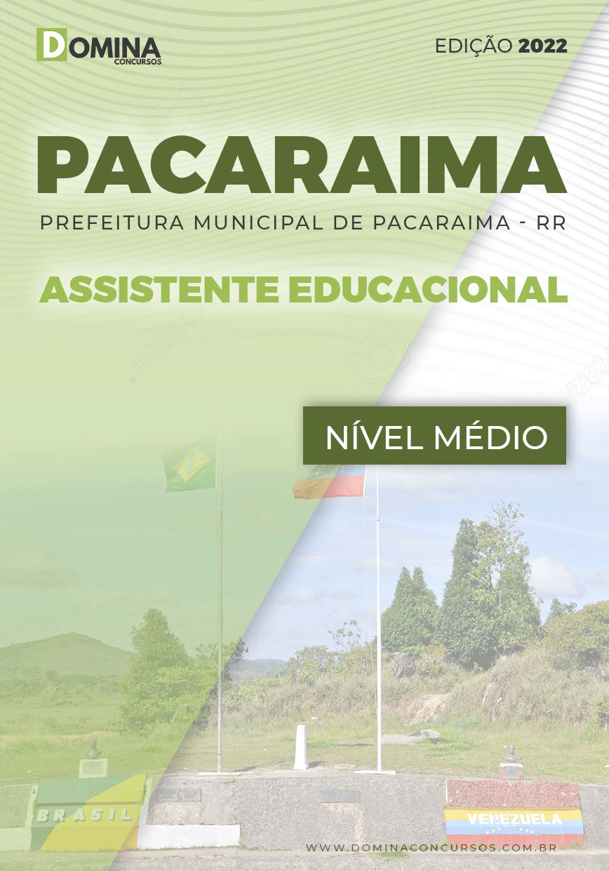 Apostila Pref Pacaraima RR 2022 Assistente Educacional