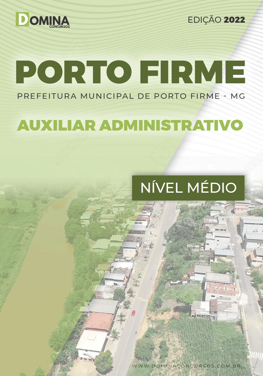 Apostila Pref Porto Firme MG 2022 Auxiliar Administrativo