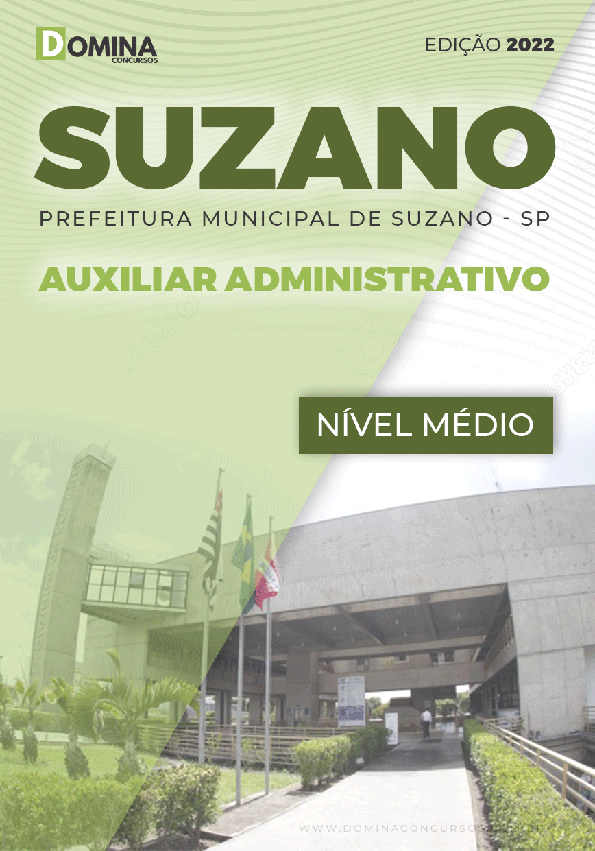 Apostila Pref Suzano SP 2022 Auxiliar Administrativo