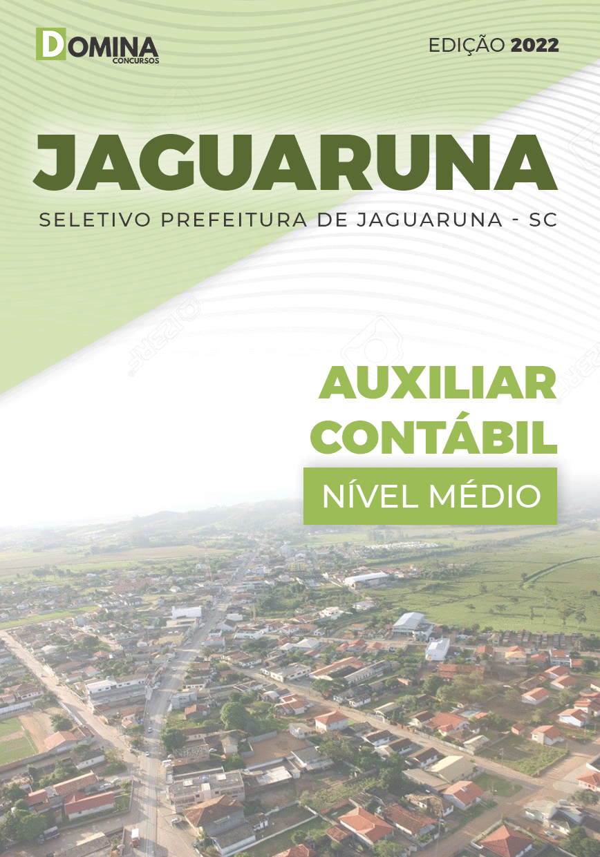 Apostila Concurso Pref Jaguaruna SC 2022 Auxiliar Contábil