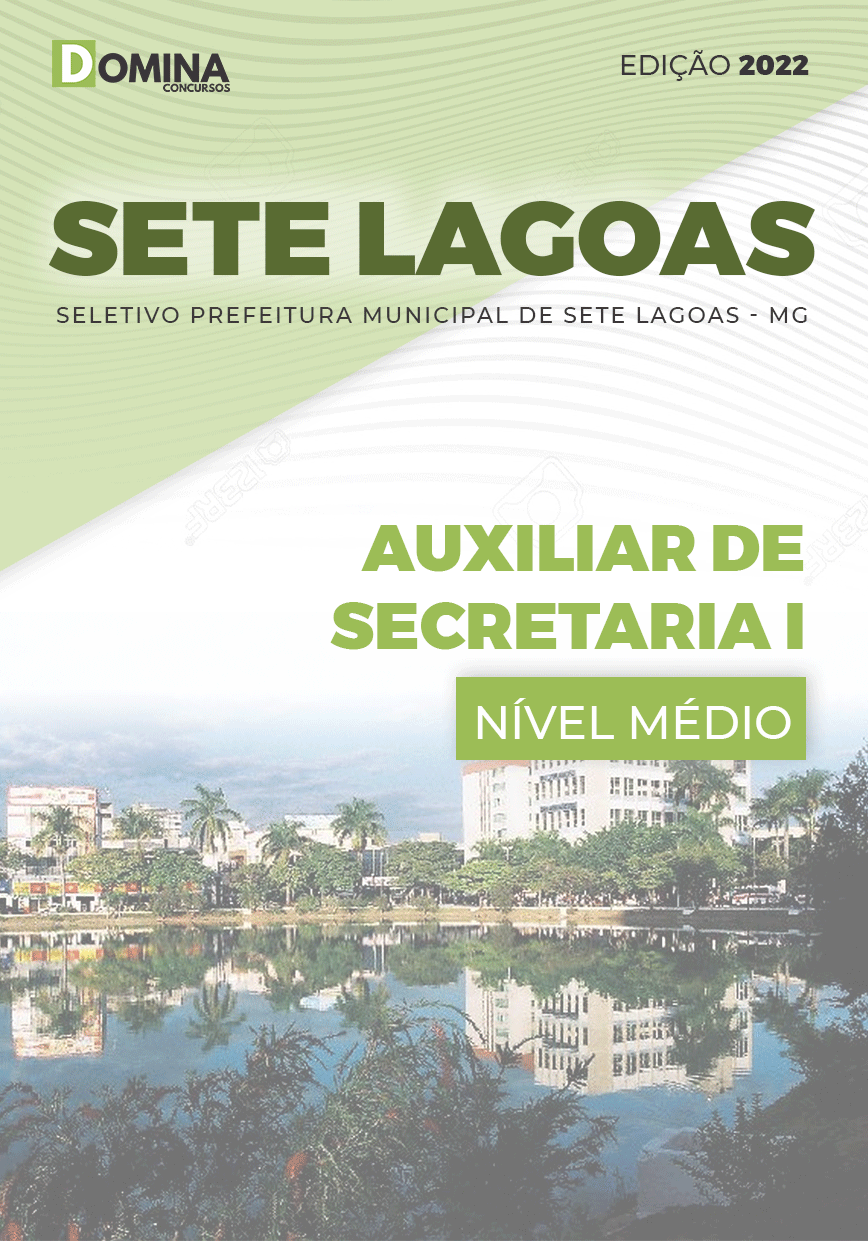 Apostila Pref Sete Lagos MG 2022 Auxiliar Secretaria I