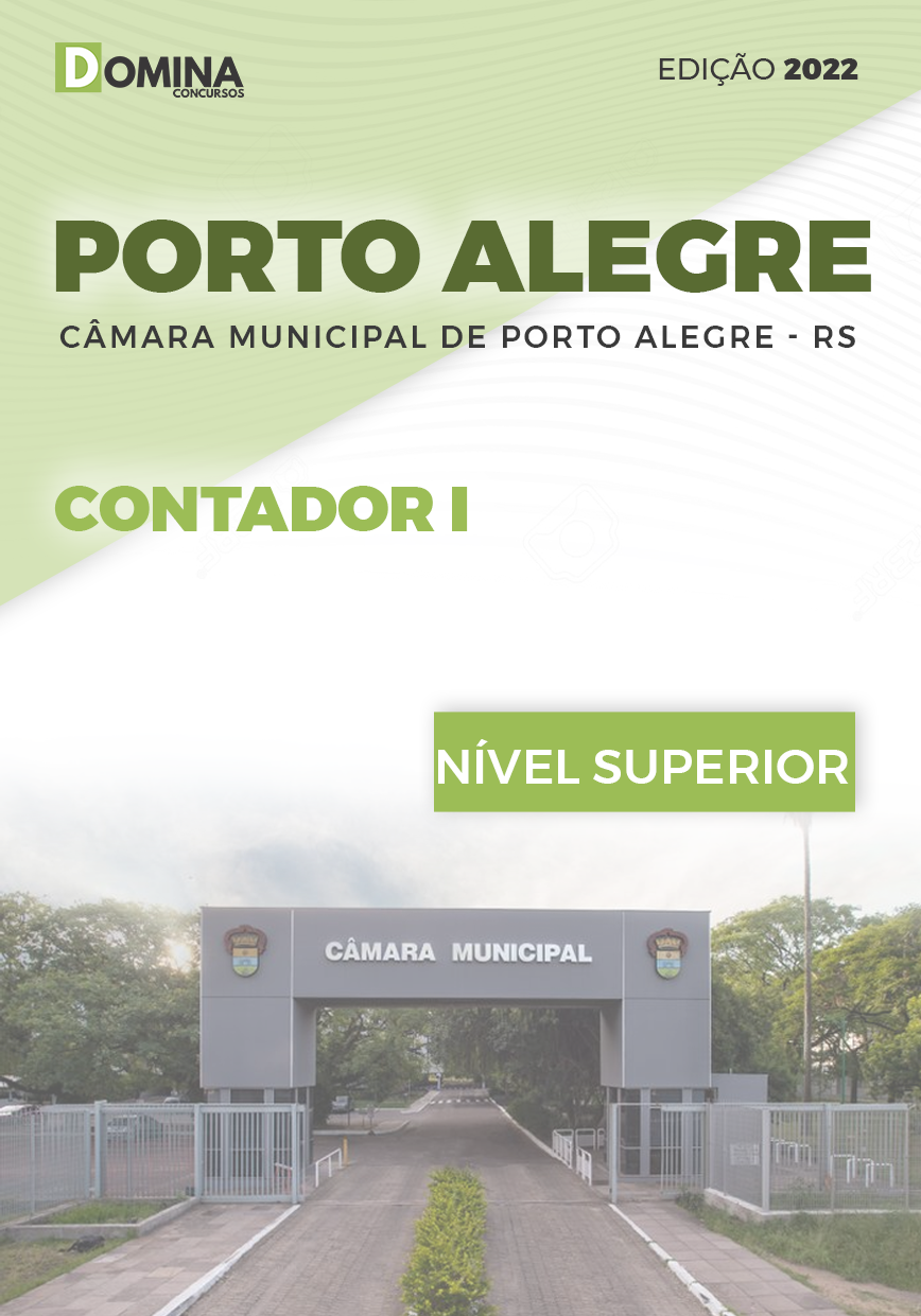 Apostila Câmara Porto Alegre RS 2022 Contador I
