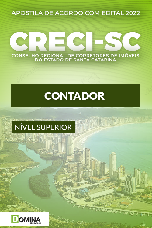 Apostila Digital Concurso CRECI SC 2022 Contador
