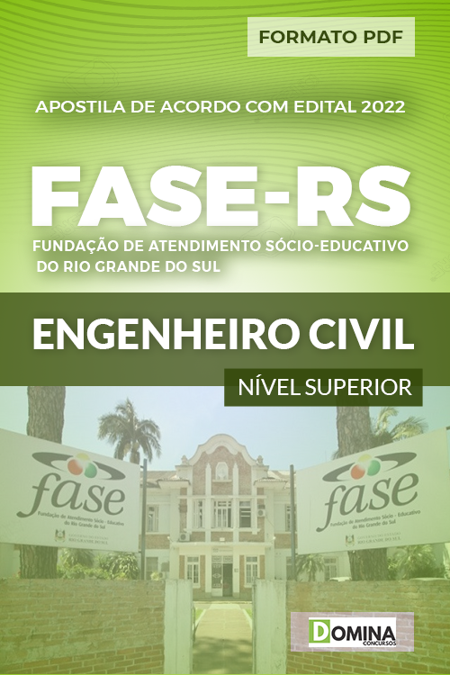 Apostila Concurso FASE RS 2022 Engenheiro Civil