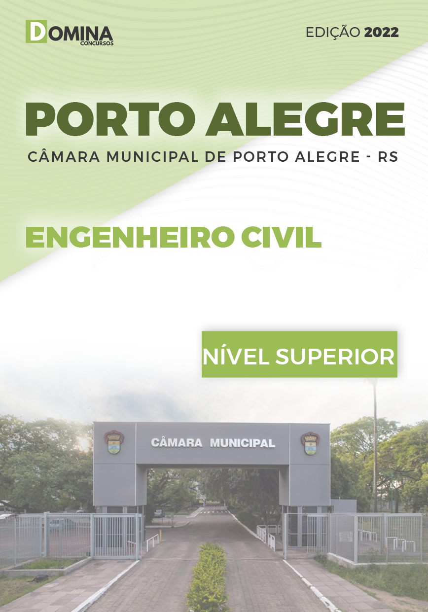 Apostila Câmara Porto Alegre RS 2022 Engenheiro Civil