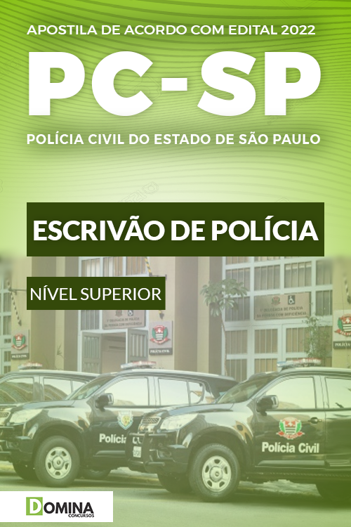 Apostila Digital Concurso PC SP 2022 Escrivão de Polícia