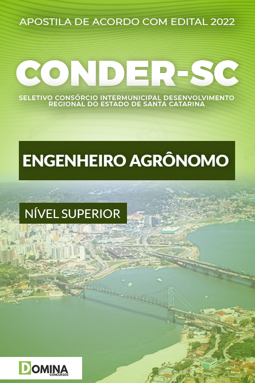 Apostila Digital CONDER SC 2022 Engenheiro Agronômo