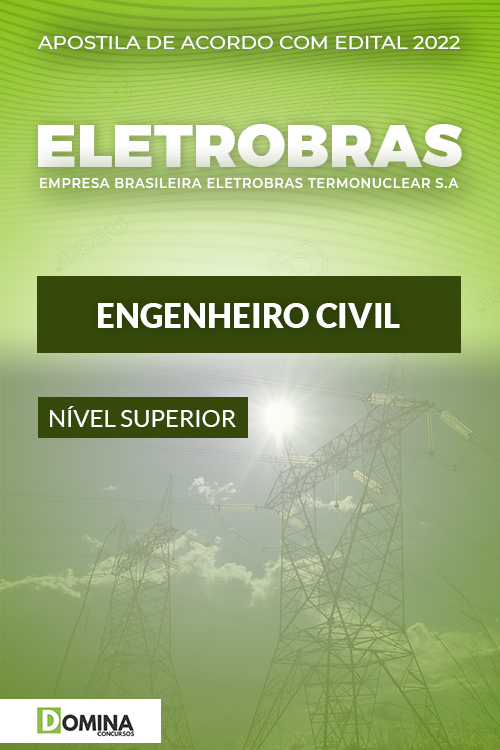 Apostila Concurso Eletrobrás 2022 Engenheiro Civil