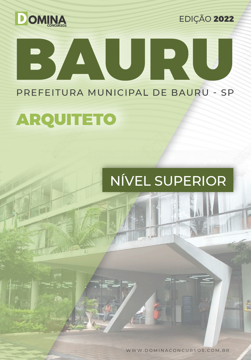 Download Apostila Concurso Pref. Bauru SP 2022 Arquiteto