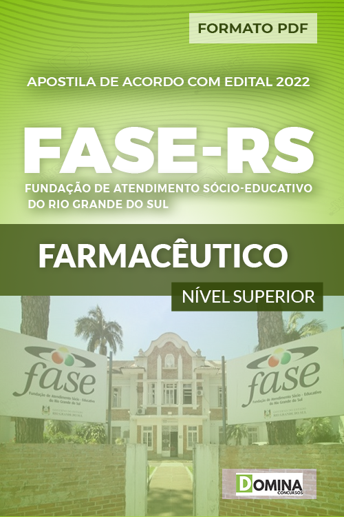 Download Apostila Concurso FASE RS 2022 Farmacêutico
