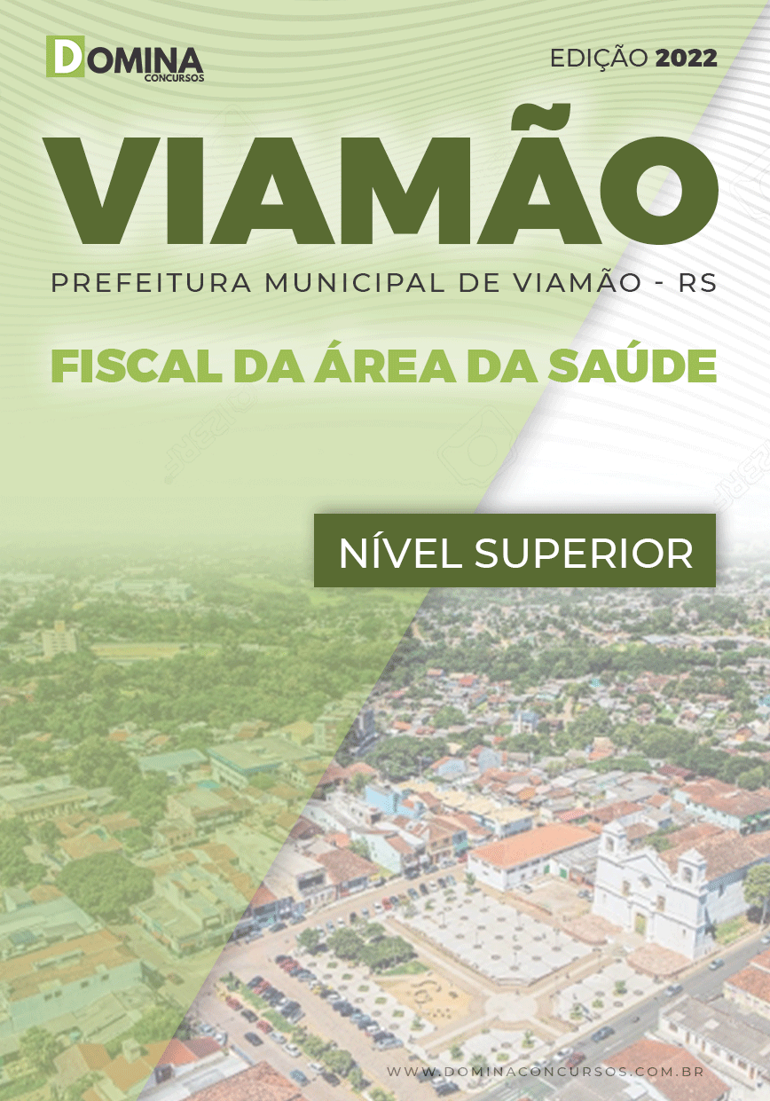 Apostila Digital Pref Viamão RS 2022 Fiscal Área Saúde