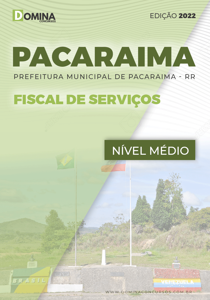 Apostila Concurso Pref Pacaraima RR 2022 Fiscal Serviços