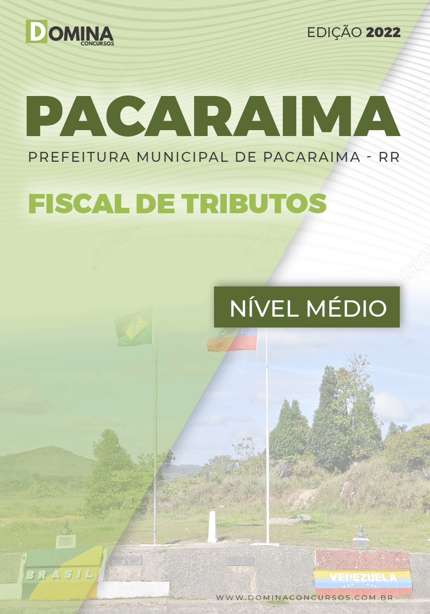 Apostila Concurso Pref Pacaraima RR 2022 Fiscal Tributos