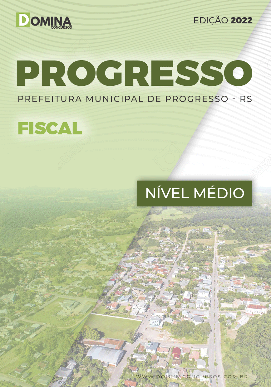 Apostila Digital Concurso Pref Progresso RS 2022 Fiscal